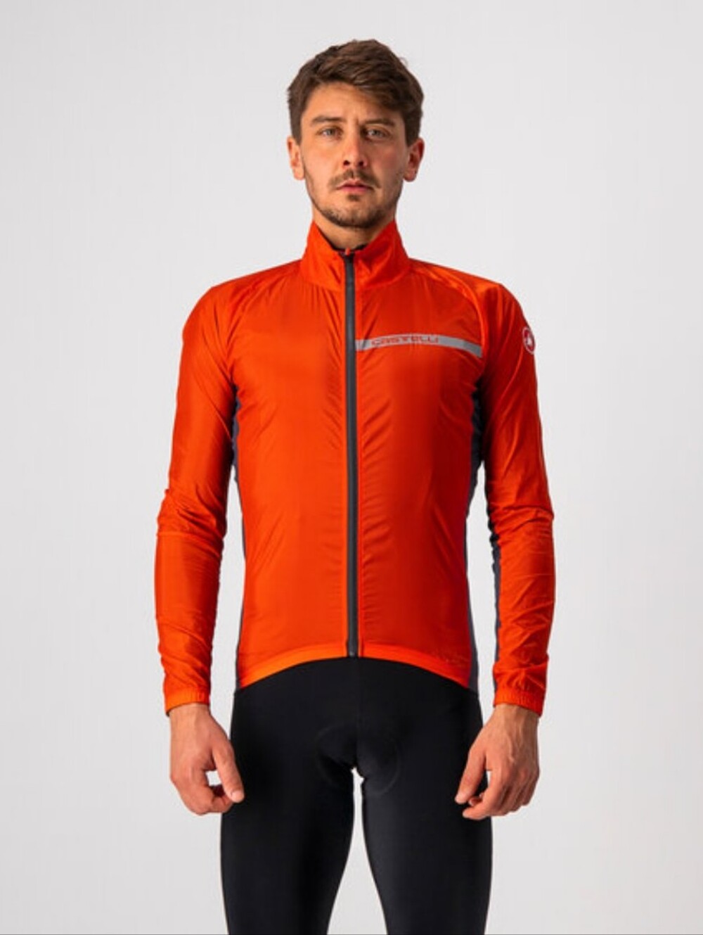 Castelli Squadra Stretch Jacket Cycling Windbreaker Size Large
